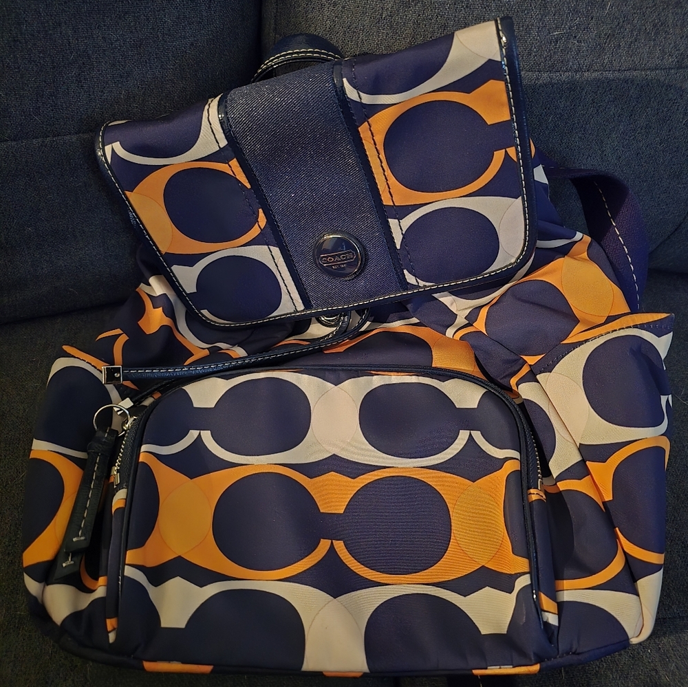 Coach medium size backpack